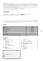 Preview for 3 page of Beretta 20049186 Installer, Technical Assistance Centre And User Manual