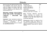 Preview for 6 page of Beretta 20050684 Installation And User Instruction