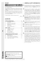 Preview for 2 page of Beretta 20116162 Installation Manual