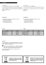 Preview for 2 page of Beretta 20148838 Installation And Operation Manual