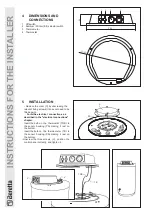 Preview for 8 page of Beretta BV 120 Instructions For The Installer