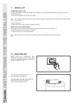 Предварительный просмотр 12 страницы Beretta BV 120 Instructions For The Installer