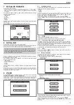 Предварительный просмотр 71 страницы Beretta EXCLUSIVE 25R Installer And User Manual