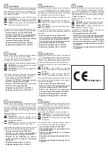 Предварительный просмотр 2 страницы Beretta FONTE 11 AP Installation, Operation And Maintenance Manual