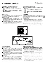 Предварительный просмотр 27 страницы Beretta HYDRONIC UNIT LE 12 Instructions For Installation Manual