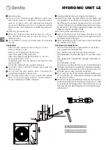 Предварительный просмотр 28 страницы Beretta HYDRONIC UNIT LE 12 Instructions For Installation Manual