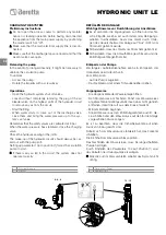 Предварительный просмотр 32 страницы Beretta HYDRONIC UNIT LE 12 Instructions For Installation Manual