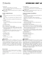 Предварительный просмотр 44 страницы Beretta HYDRONIC UNIT LE 12 Instructions For Installation Manual