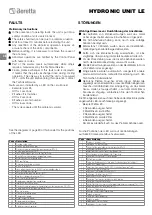 Предварительный просмотр 48 страницы Beretta HYDRONIC UNIT LE 12 Instructions For Installation Manual