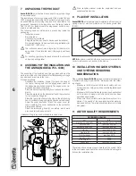 Preview for 6 page of Beretta IDRA DS 200 Installation And Operation Manual And Parts