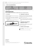 Preview for 8 page of Beretta IDRA DS 200 Installation And Operation Manual And Parts