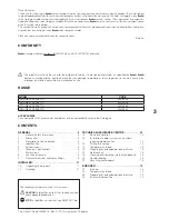 Preview for 3 page of Beretta IDRA MS 200 Installation And Operation Manual