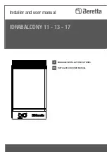 Preview for 1 page of Beretta IDRABALCONY 11 Installer And User Manual