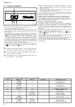 Preview for 26 page of Beretta IDRABALCONY 11 Installer And User Manual