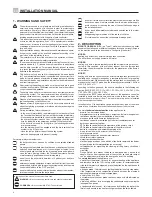 Preview for 4 page of Beretta Mynute Green 50 R.S.I Installation And User Manual