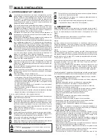 Preview for 17 page of Beretta Mynute Green 50 R.S.I Installation And User Manual