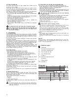 Preview for 38 page of Beretta Mynute Green 50 R.S.I Installation And User Manual