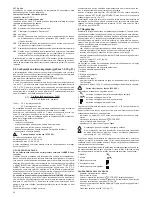 Preview for 62 page of Beretta Mynute Green 50 R.S.I Installation And User Manual