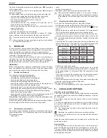 Preview for 14 page of Beretta Mynute Green E 25 C.S.I. Installer And User Manual