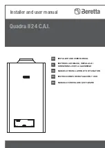 Предварительный просмотр 1 страницы Beretta quadra ii 24 C.A.I. Installer And User Manual