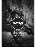 BERG CYCLES BLAST SERIES User Manual preview