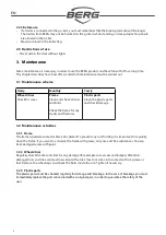 Preview for 6 page of BERG 18.24.60.00 User Manual