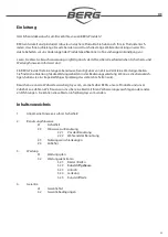 Preview for 10 page of BERG 24.50.07.00 User Manual