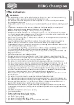 Предварительный просмотр 11 страницы BERG 35.41.37.00 User Manual