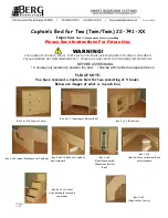 Preview for 1 page of BERG Captain's Bed for Two 22-741 Series Assembly Instructions Manual