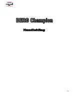 Предварительный просмотр 26 страницы BERG Grand Champion User Manual