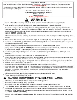 Предварительный просмотр 2 страницы BERGAMO AMERICANA 0312D00P1 Instruction Booklet