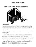 Предварительный просмотр 13 страницы BERGAMO AMERICANA 0312D00P1 Instruction Booklet