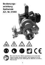 Preview for 1 page of Berger & Schroter 31593 Instructions For Use Manual