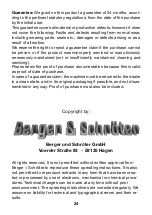 Preview for 24 page of Berger & Schroter 31881 Manual