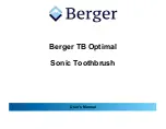 BERGER TB Optimal User Manual предпросмотр