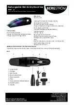 Preview for 1 page of Bergstrom H007 Instructions