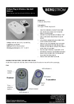 Preview for 1 page of Bergstrom H020 Instructions