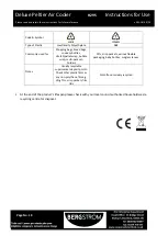 Предварительный просмотр 10 страницы Bergstrom H295 Instructions For Use Manual