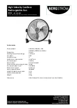 Bergstrom H332 Instructions For Use preview