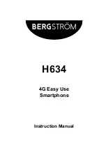 Bergstrom H634 Instruction Manual предпросмотр