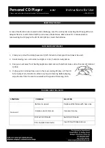 Preview for 7 page of Bergstrom H797 Instructions For Use Manual