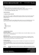 Preview for 4 page of Bergstrom K032 Instructions For Use Manual