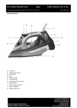 Preview for 2 page of Bergstrom Pro Gold G651 Instructions For Use Manual