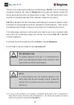 Preview for 8 page of Bergstrom SLIM FIT User Handbook Manual