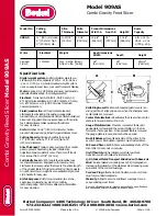 Preview for 2 page of Berkel 909AS Specifications