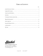 Preview for 3 page of Berkel B10-SLC Owner'S/Operator'S Manual