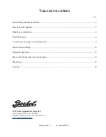 Preview for 21 page of Berkel B10-SLC Owner'S/Operator'S Manual