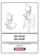 Предварительный просмотр 1 страницы Berkel BS+2020F Operating And Maintenance Manual