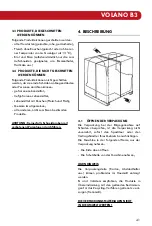 Preview for 41 page of Berkel VOLANO B3 User Manual