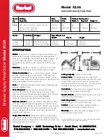 Preview for 2 page of Berkel X13A Specifications